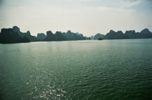 The emerald islands in early morning light...