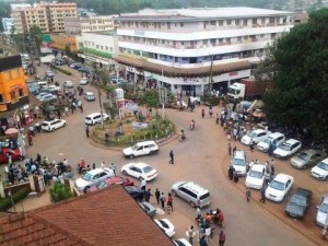 Roundabout in Kisii...