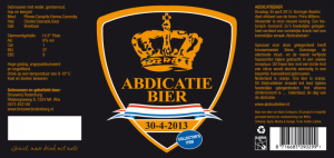 Abdicatiebier