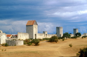 Stadsmuren van Visby...