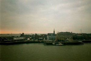 Harwich vanaf de veerboot...