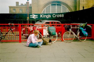 Even bijkomen van de angstaanjagende fietstocht door Londen...