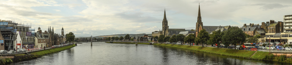 Panorama van Inverness...