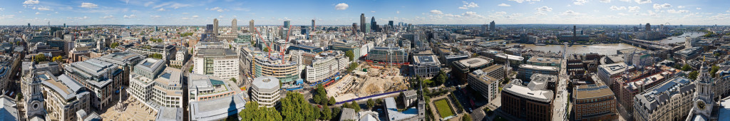 Londen gezien vanaf St. Pauls Cathedral...