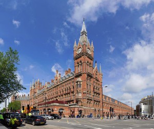 Saint Pancras Station...