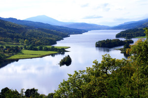 Queen's View over Loch Tummel...