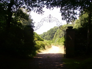 Toegangspoort tot Landgoed Duno...
