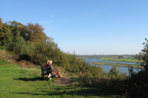 Uitzicht vanaf Landgoed Duno bij de Hunneschans...