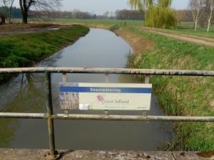 De Soestwetering beheerd door Waterschap Salland...