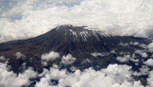 Krater van de Kilimanjaro...