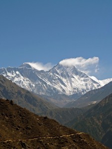 Lhotse; drie pieken boven de 8000 meter...