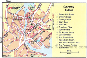 Map of Galway...