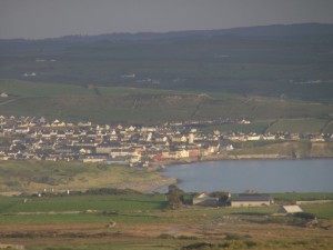 The coastal town of Lahinch...