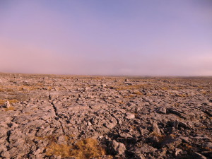 Karst landschap van de Burren...