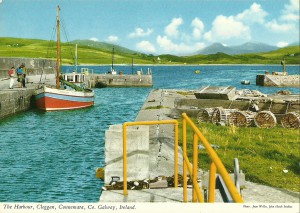 Cleggan harbour...