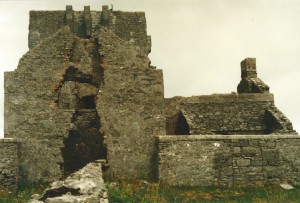 The remains of the signal tower...