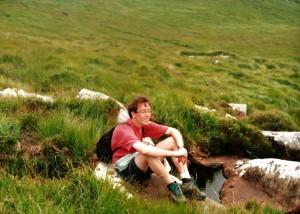 Resting at a little creek...