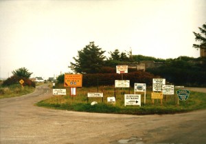 Contest: How many commercial signs fit in to 1 road border?