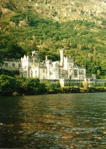 Kylemore Abbey at Pollacapall Lough...