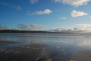 Quite flat coast at Lahinch...