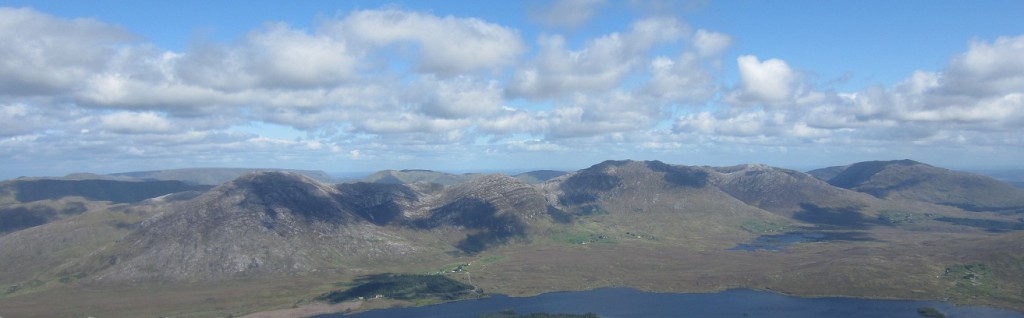 Maamturk mountain range panorama...