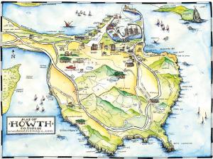 Map of Howth head