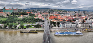 Old town of Bratislava...