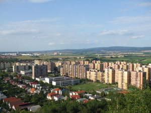 Concrete flats from the Soviet era...