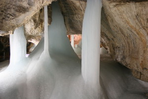 Ice pillars at an Ice waterfall...
