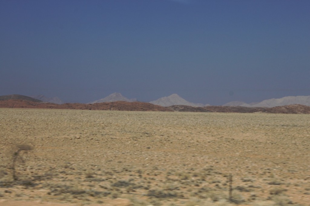 Strange lanar landscape on top of the Guiseb pass...