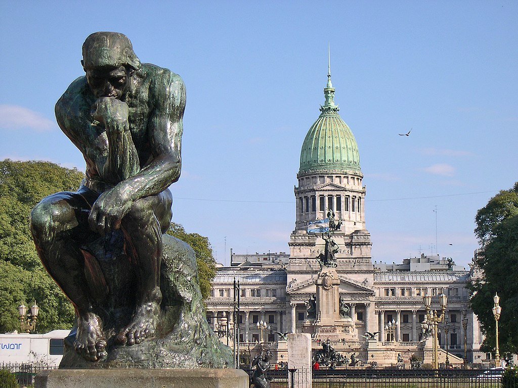 Buenos_Aires-Plaza_Congreso-Pensador_de_Rodin