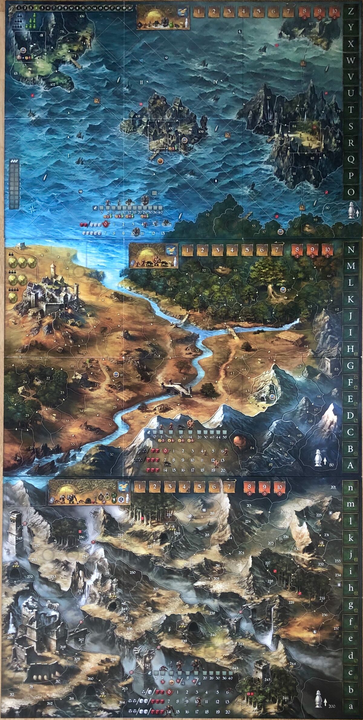 Drei_Spielplne_aneinander_Andor_Graues_Gebirge_Nebelinseln
